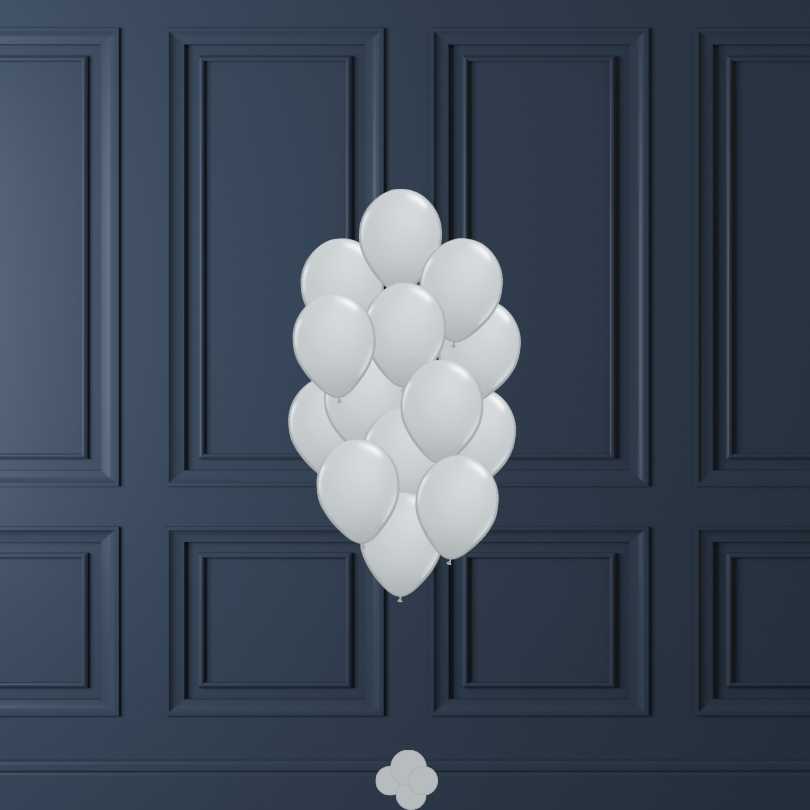 Bouquet of latex helium balloons