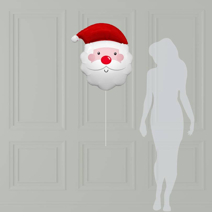 Festive Santa Claus Helium Balloon