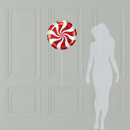 Roter Süßigkeiten-Helolballon