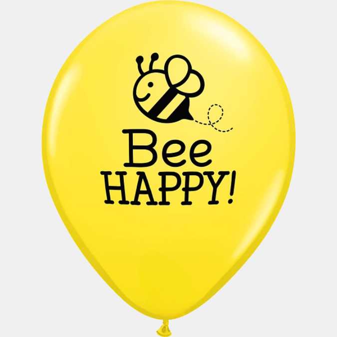 Ballon en latex abeille joyeuse