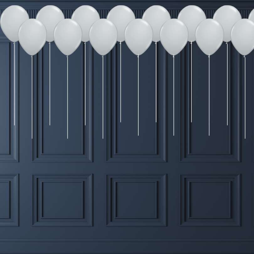 Helium balloon sets for the ceiling