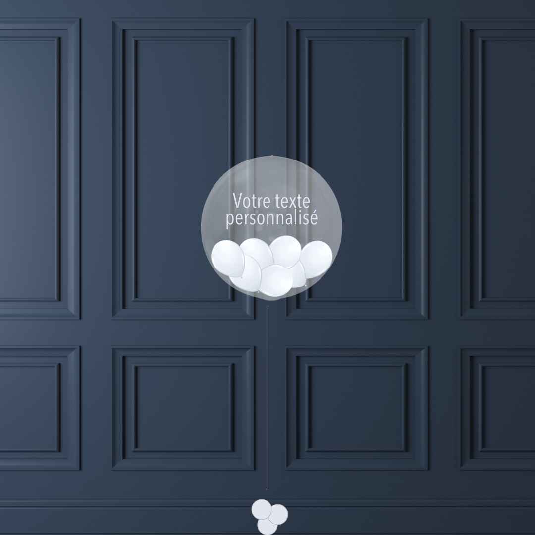 Personalized bubble balloon