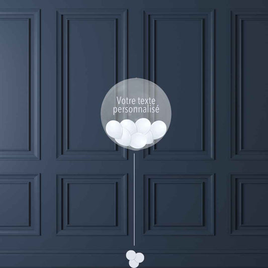 Ballon bulles personnalisé