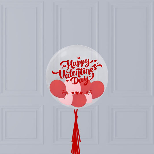 Ballon bulles Saint-Valentin
