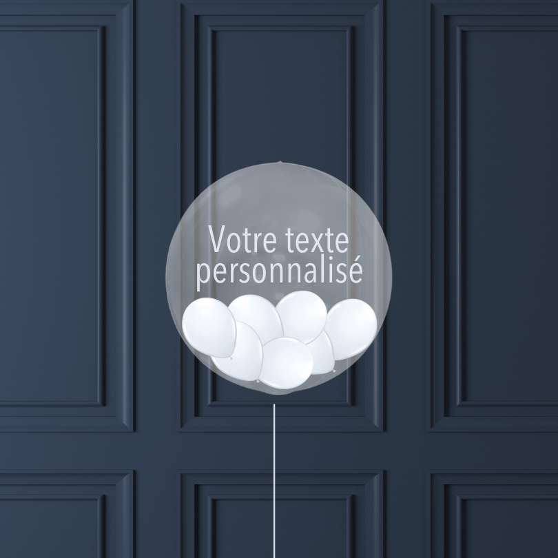 Personalized bubble balloon