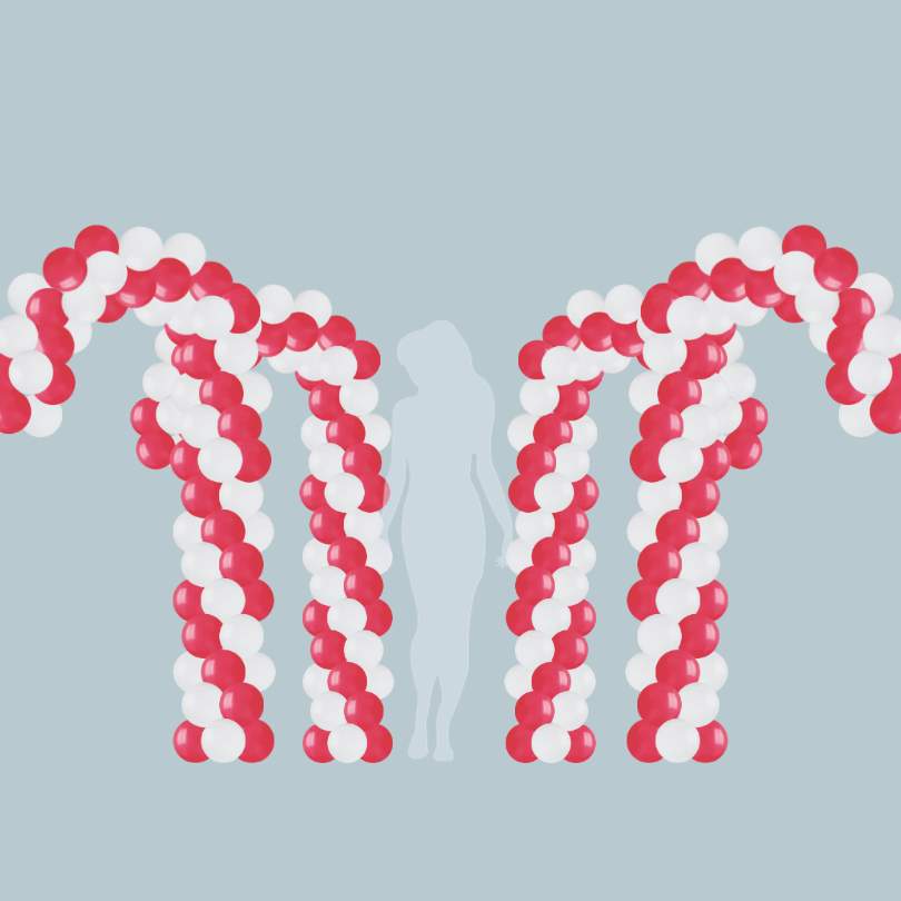 Giant Balloon Candy Cane