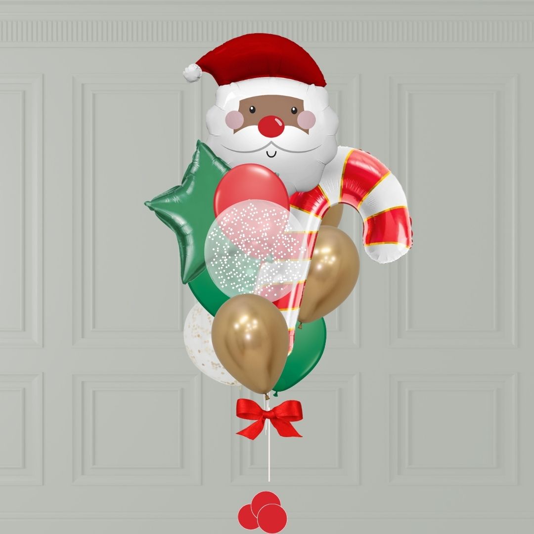 Traditional Christmas Bouquet with Helium