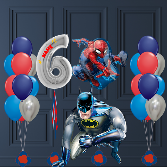Set de Ballons Super-Héros - Anniversaire Enfant