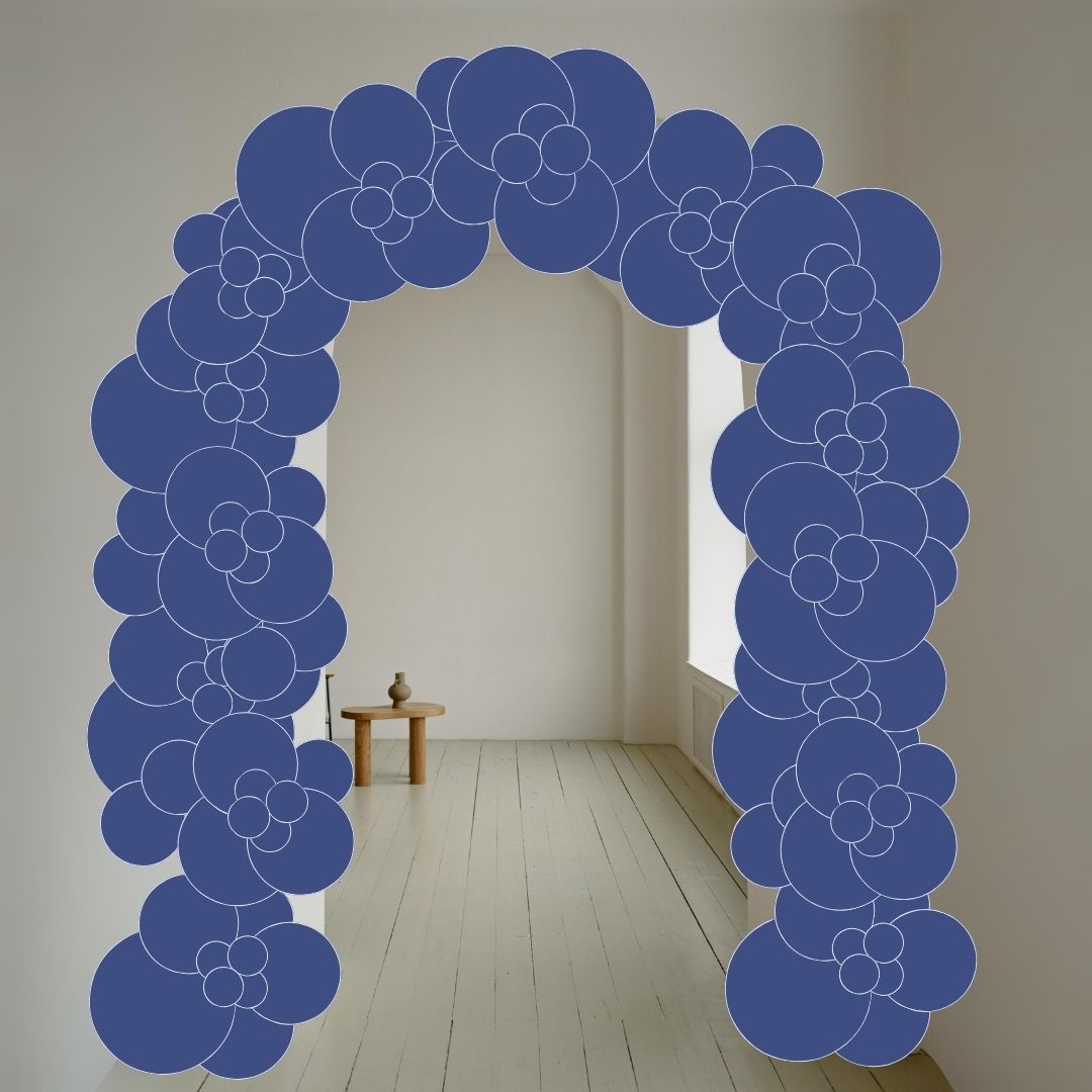 "0 Stress" Balloon Garland