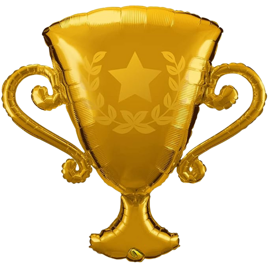 Golden Trophy Balloon