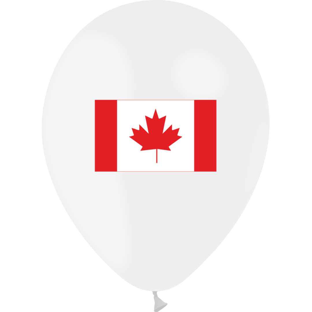 Latex Ballon Drapeau Canada