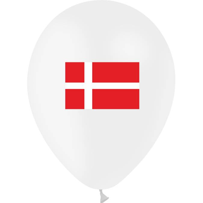 Latex Ballon Drapeau Danemark