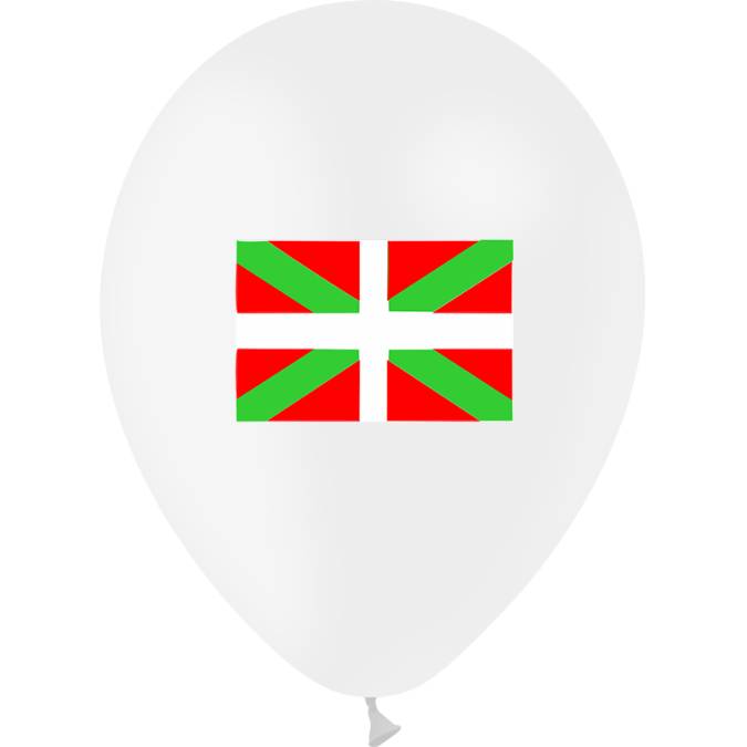 Latex Ballon Drapeau Pays Basqu