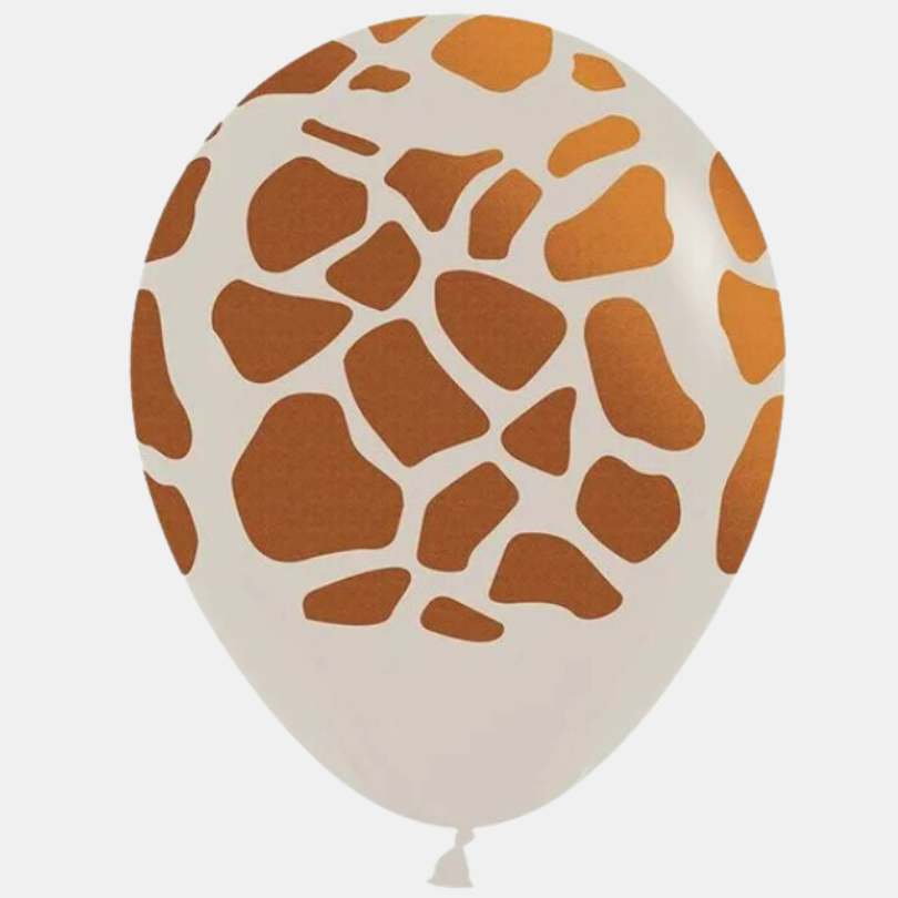 Latex Balloon Giraffe Stripes