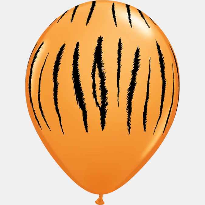 Latex Balloon Tiger Stripes terre cuit