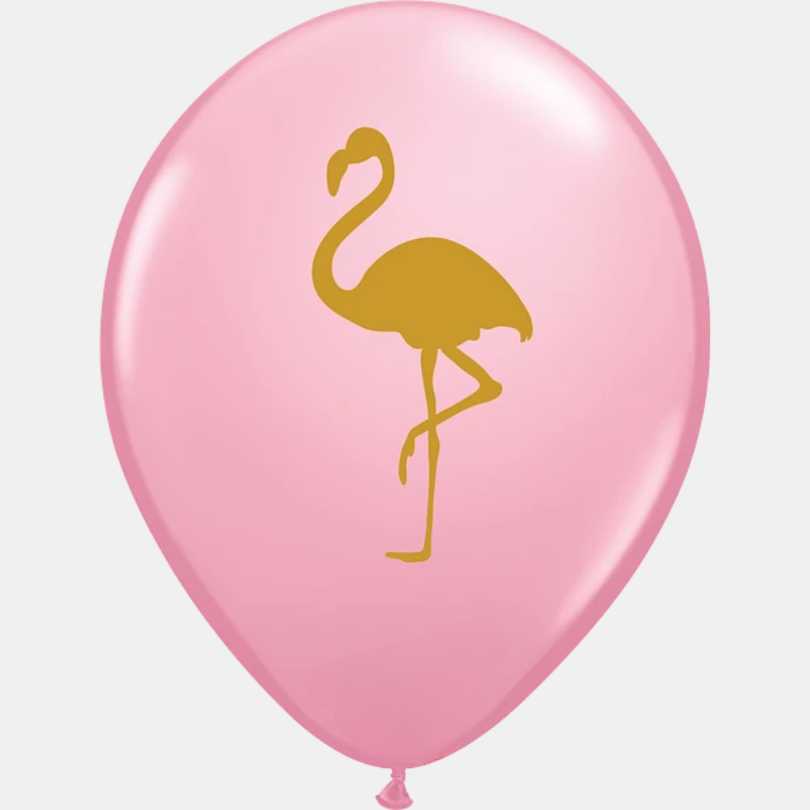 Ballon en latex flamant rose (28 cm)