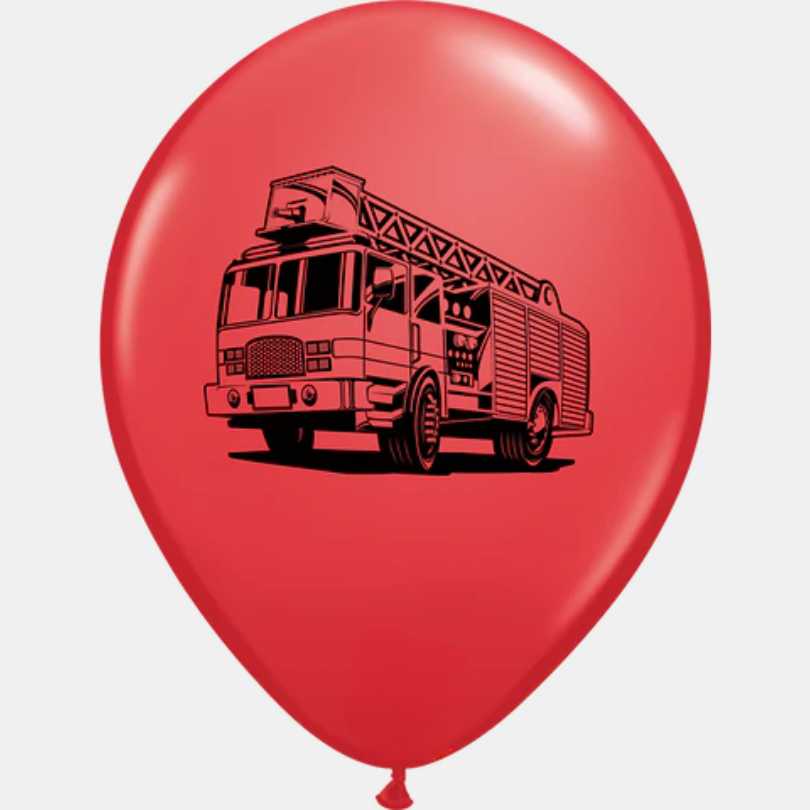 Ballon en latex service des pompiers