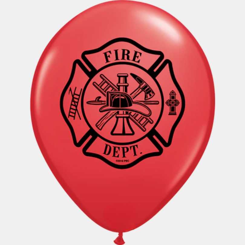 Ballon en latex service des pompiers