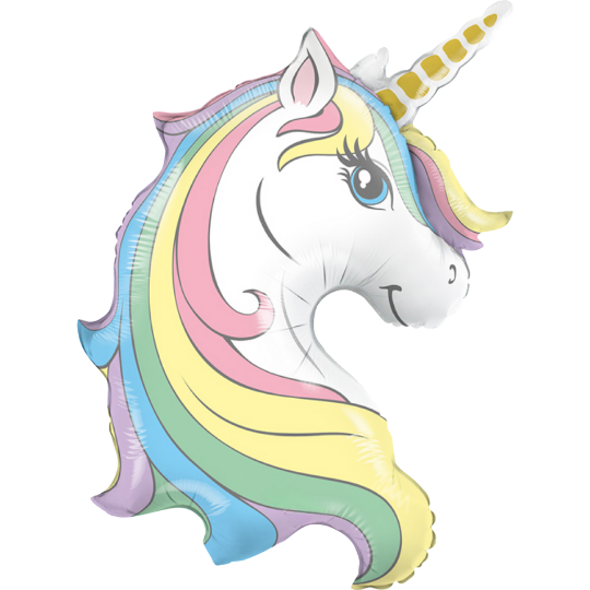 Macaron Unicorn Head Balloon