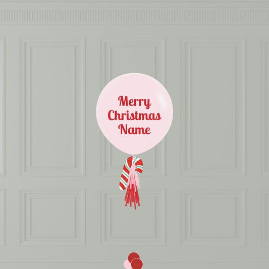 Noël Rose avec ton message personnalisable