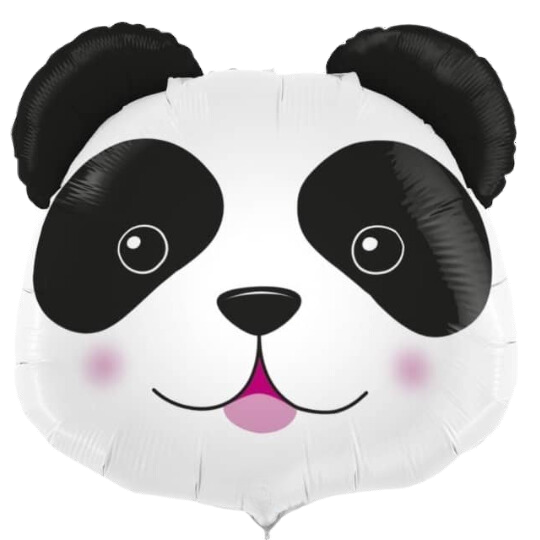 Pandakopf-Ballon