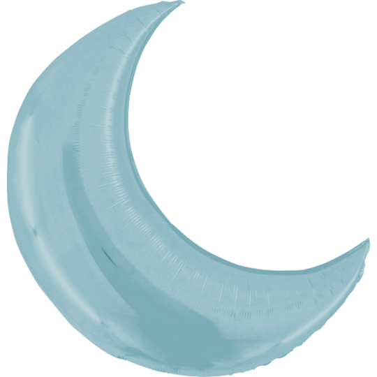 Ballon Lune bleu ciel à l'hélium