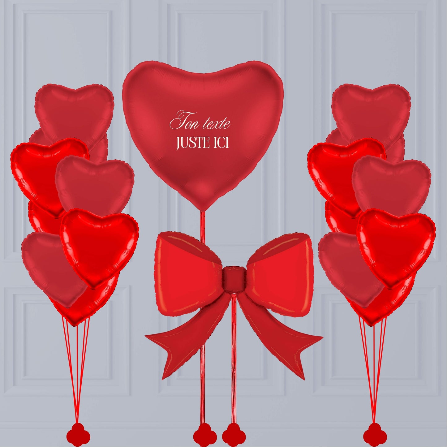 Set de ballons "Intense Love"