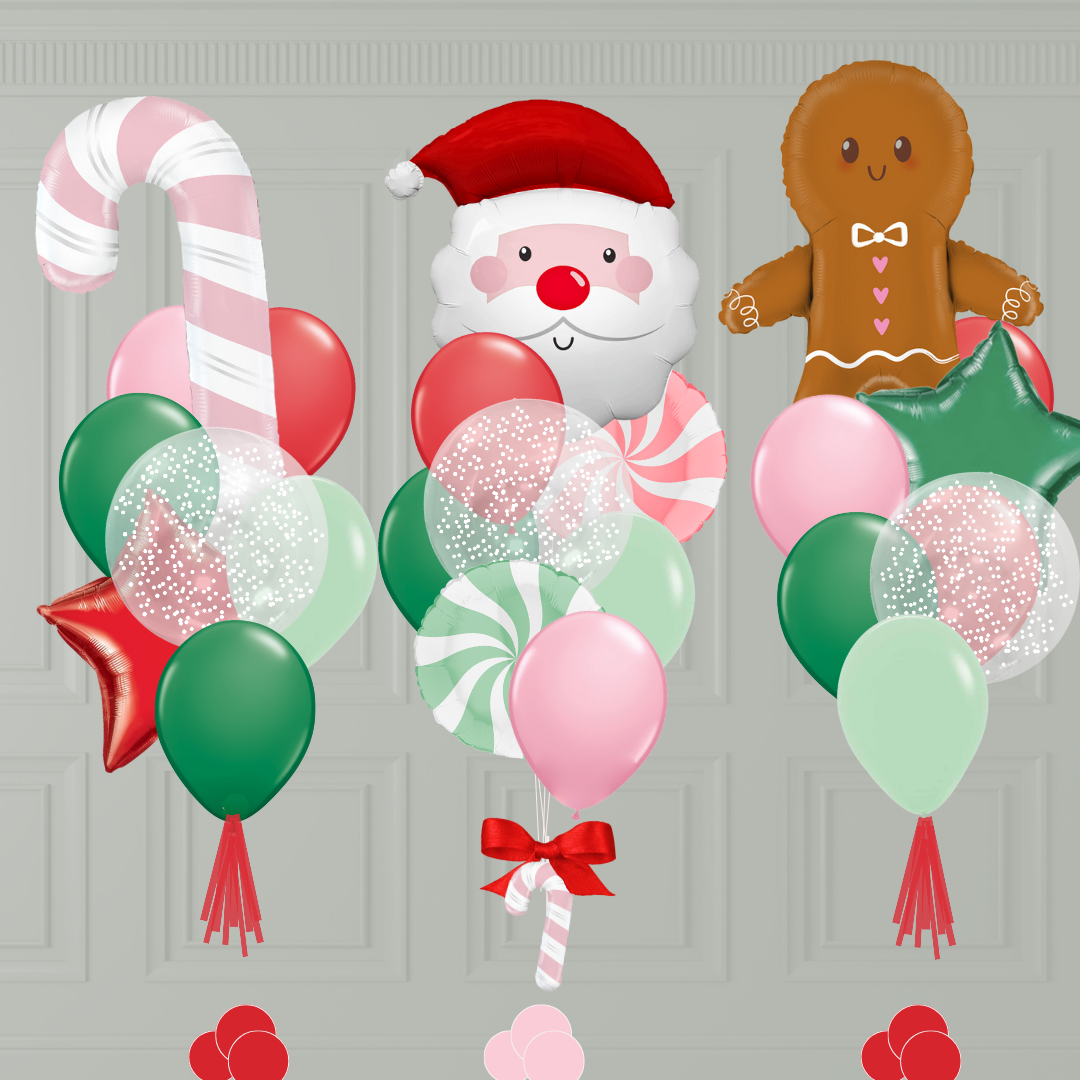 Set "Santa Claus with Gingerbread and Candy Cane"