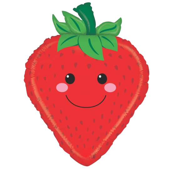 Ballon Fraise à l'hélium