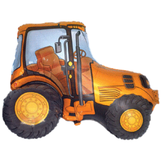 Tractor Orange Balloon