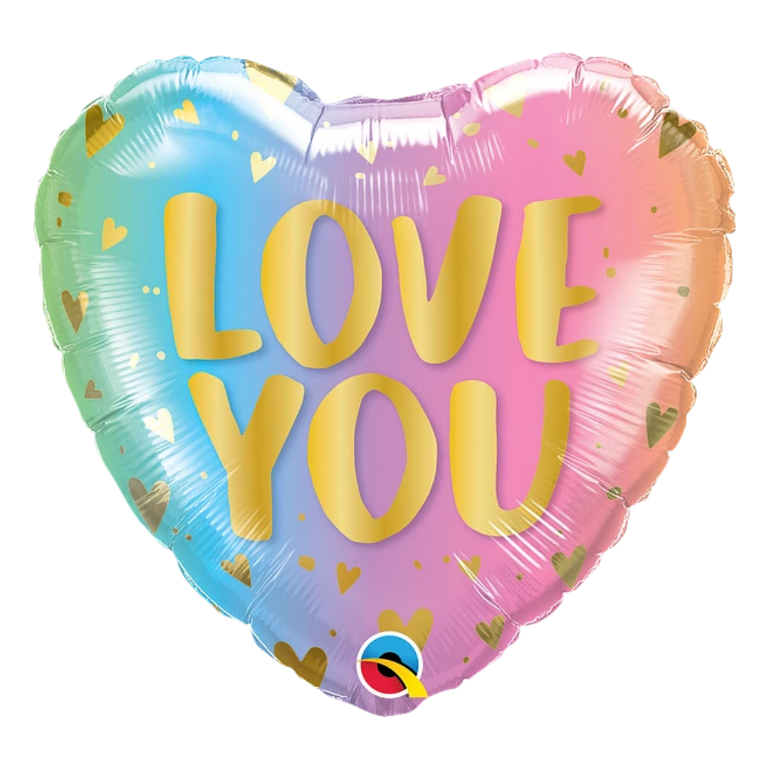 Folienherz "Love" (45 cm)