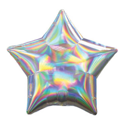 Standard-holografischer schillernder Silberstern