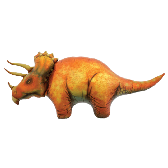 Ballon Dinosaure Tricératops à l'hélium