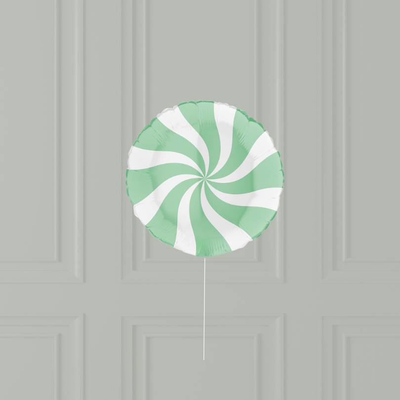 Grüner/mintfarbener Bonbonballon
