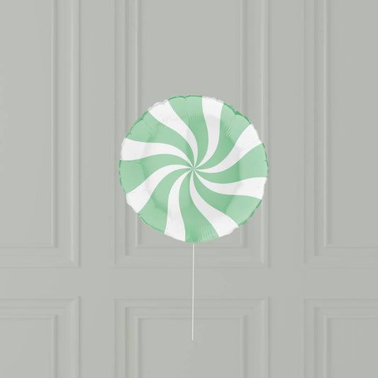 Grüner/mintfarbener Bonbonballon