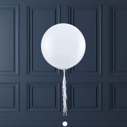 Ballon Jumbo à l'hélium avec franges et personnalisation en option