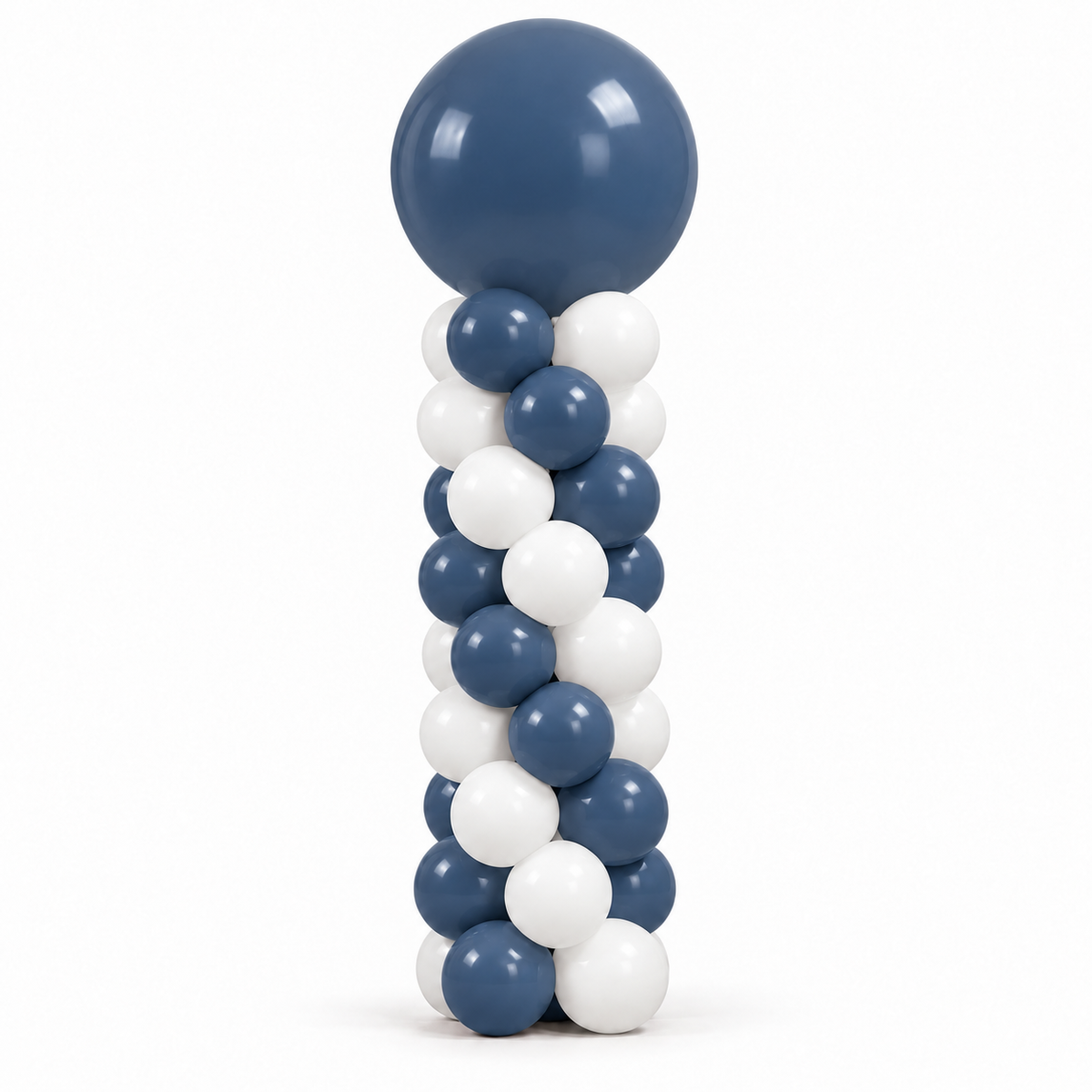 Colonne de ballons classique en spirale avec Jumbo