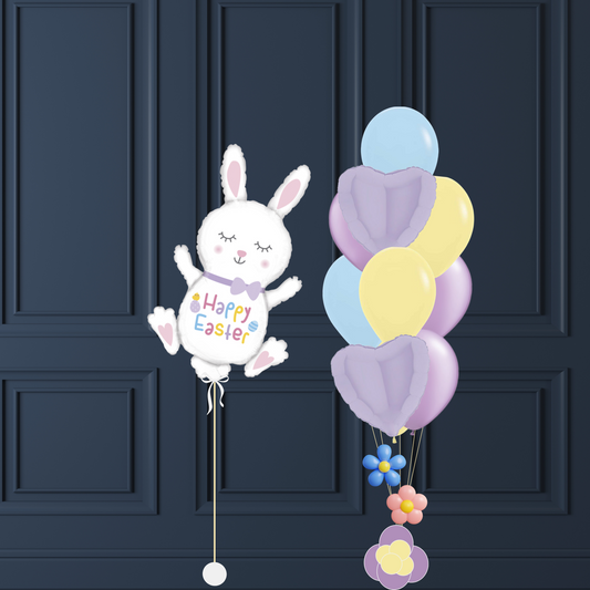 "Happy Easter" Set de ballons pastels