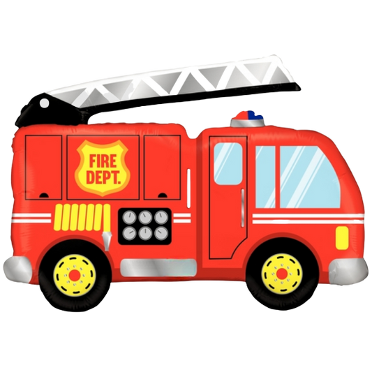 Ballon Camion de Pompiers à l'hélium