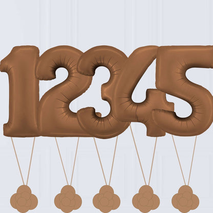 Grand Ballon Chiffre Chocolat