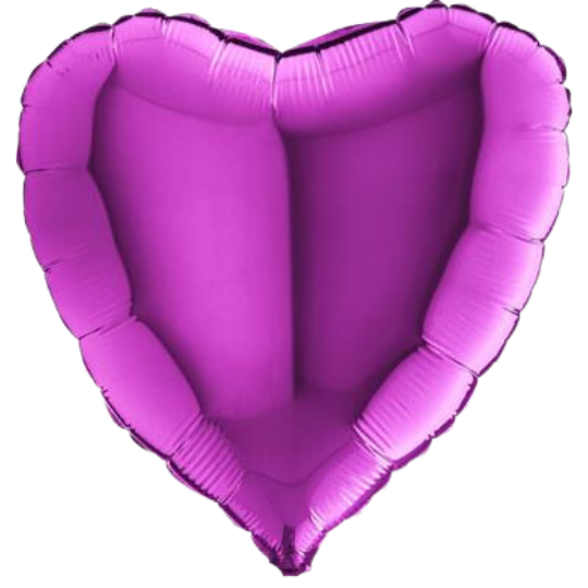 Ballon Coeur (56 cm) à l'hélium
