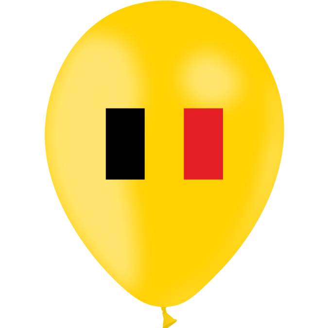 Latex Ballon Drapeau Belgique