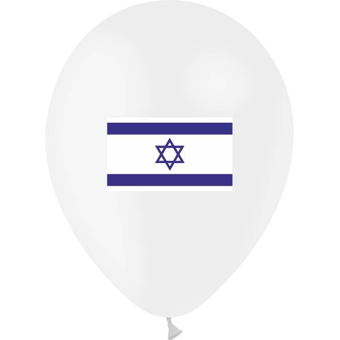 Latex Ballon Drapeau Israel