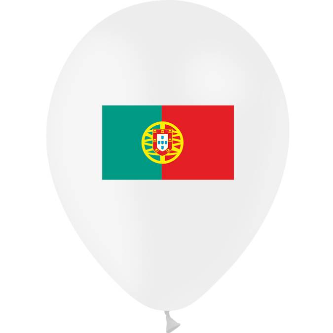 Latex Ballon Drapeau Portugal