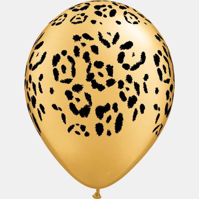 Latex Balloon Leopard Spots 28 cm