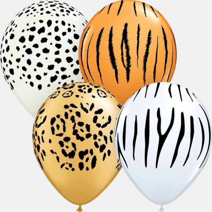 Latex Balloon Safari Assortment