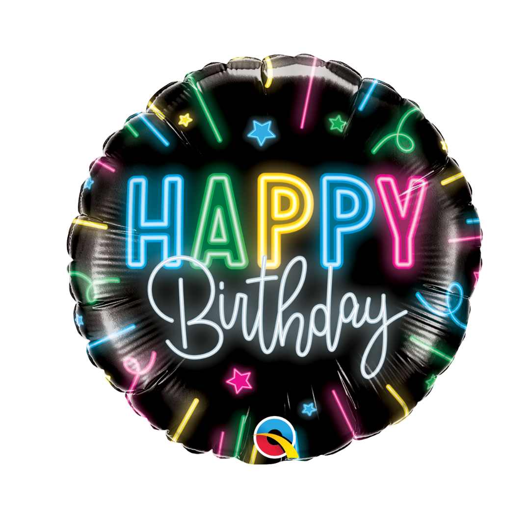 Alles Gute zum Geburtstag Neon Glow
