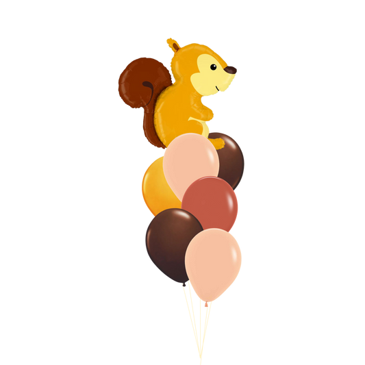 Woodland Squirrel Balloon Bouquet