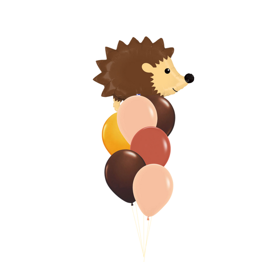 Woodland Hedgehog Balloon Bouquet