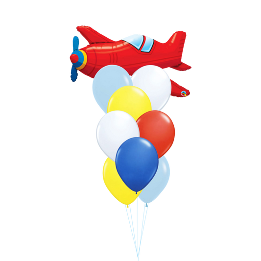 Airplane Balloon Bouquet